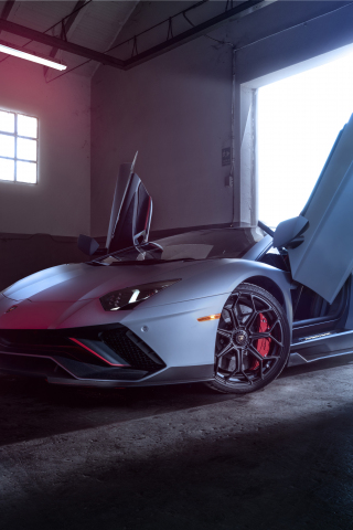 2022 Lamborghini Aventador LP-780 4 Ultimae, sportcar, 240x320 wallpaper