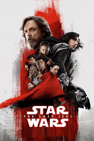 Star wars: the last jedi, movie, 2017, poster, 240x320 wallpaper