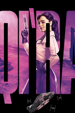 Qi'ra, Solo: A Star Wars Story, Emilia Clarke, 2018 movie, 240x320 wallpaper