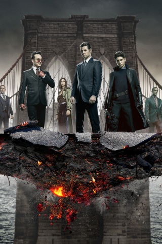 Gotham, all cast, Season 5, 2019, 240x320 wallpaper