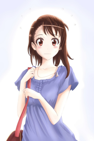 Cute, anime girl, Nisekoi, kosaki onodera, 240x320 wallpaper