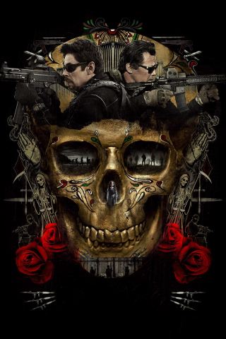 Sicario: Day of the Soldado, Benicio del Toro, Josh Brolin, movie, poster, 240x320 wallpaper