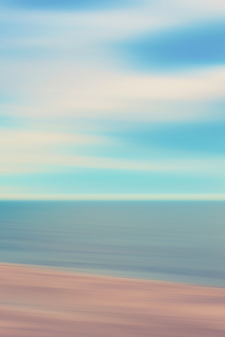 North sea, beach, blur, 240x320 wallpaper