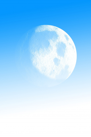 Download wallpaper 240x320 sunny day, sky, blue, moon, old mobile, cell  phone, smartphone, 240x320 hd image background, 16768