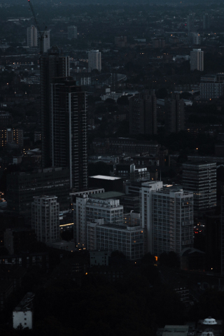 London, uk, night, city, buildings, skyscrapers, 240x320 wallpaper
