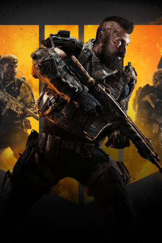 Call of Duty: Black Ops 4, soldiers, video game, 240x320 wallpaper