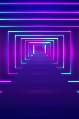 Optical squares, abstract, tunnel line, 240x320 wallpaper