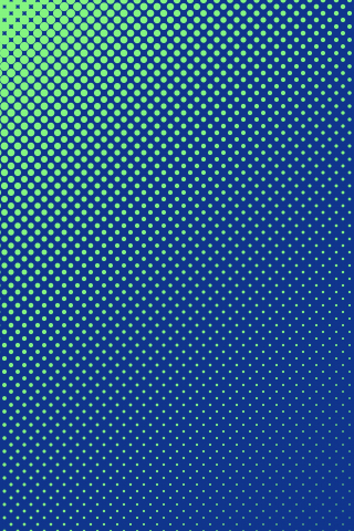 Circles, blue-white dots, gradient, abstract, 240x320 wallpaper
