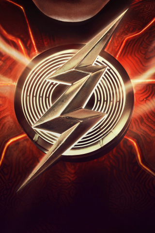 The Flash movie, logo, 2023, 240x320 wallpaper