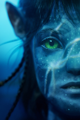 Avatar: The Way of Water, 2022 movie, sci-fi, 240x320 wallpaper