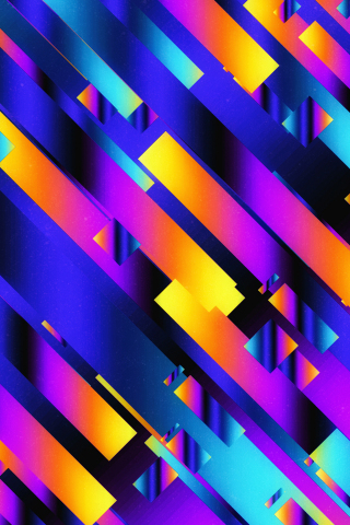 Download wallpaper 240x320 abstract, neon pattern, ribbons, old mobile ...