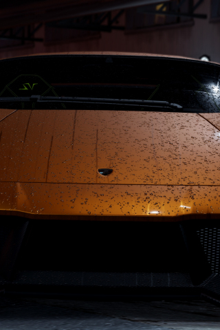 Need for speed, video game, Lamborghini, front, 240x320 wallpaper