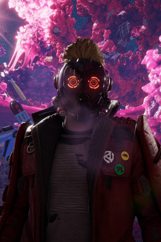Star-lord, guardians of the galaxy, game, 240x320 wallpaper