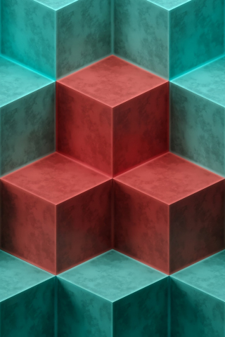 Cube, cubes, shapes, texture, 240x320 wallpaper