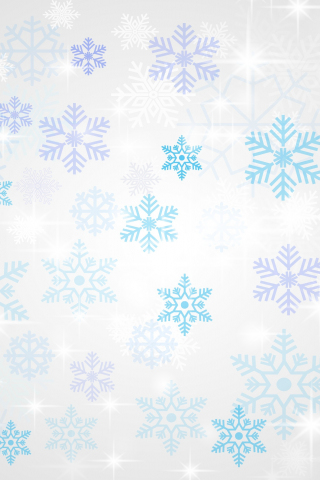 Abstract, design, pattern, snowflakes, 240x320 wallpaper