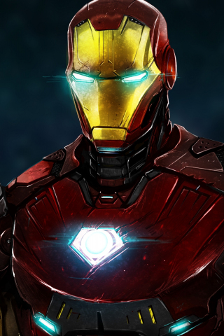 2019, Iron Man, artwork, 240x320 wallpaper