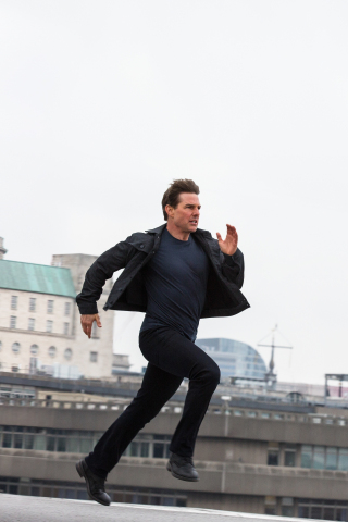 2018, Mission: Impossible – Fallout, Tom Cruise, run, 240x320 wallpaper
