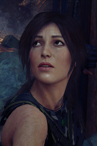 Shadow of The Tomb Raider, video game, Lara Croft, 2018, 240x320 wallpaper