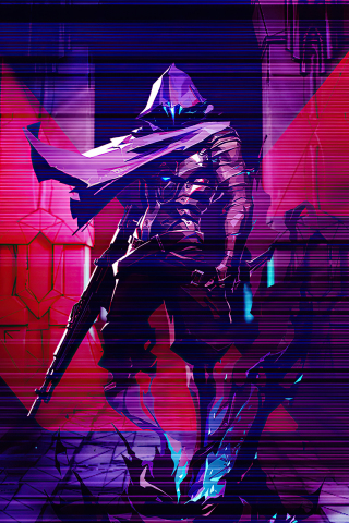 Omen, Valorant, 2020, game artwork, 240x320 wallpaper
