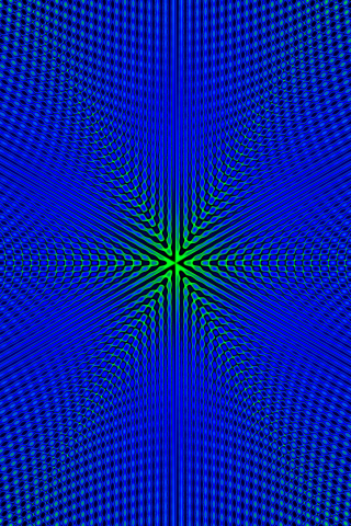 Fractal, blue pattern, minimal, 240x320 wallpaper