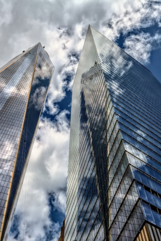 Buildings, sky, modern, architecture, new york, 240x320 wallpaper