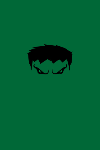 Hulk, marvel hero, minimal, 240x320 wallpaper