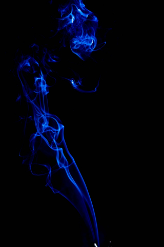 Smoke, blue, dark, minimal, 240x320 wallpaper