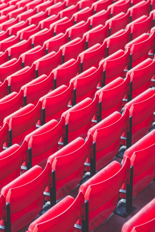 Stadium, chairs, aligned, pattern, sports, 240x320 wallpaper