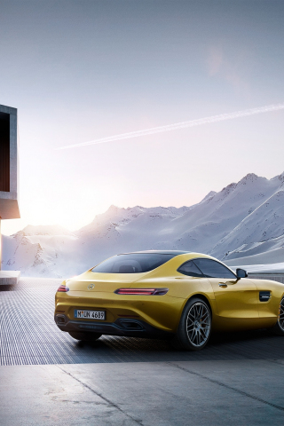 Download Off Road Yellow Mercedes Amg Gt 240x3 Wallpaper Old Mobile Cell Phone Smartphone 240x3 Hd Image Background