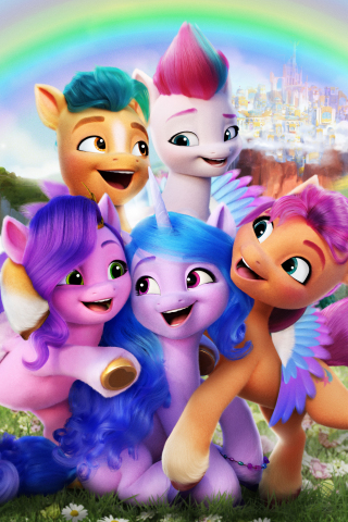 My Little Pony: A New Generation, 2021 animation movie, 240x320 wallpaper