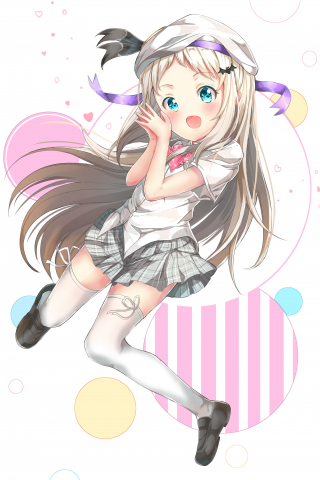 Kudryavka Noumi, Little Busters!, cute anime girl, 240x320 wallpaper