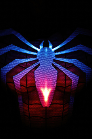 Marvel's Spiderman Remastered, game logo, video game, 240x320 wallpaper