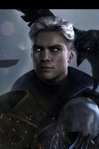 Vergil, Devil May Cry 5, video game, 240x320 wallpaper