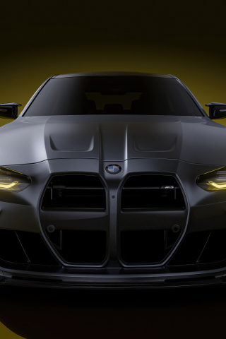 BMW M3 Vorsteiner, front-view, 2024, 240x320 wallpaper