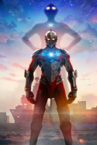 Ultraman, Netflix 2023, giant robot, 240x320 wallpaper
