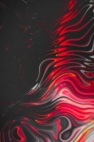 Red-dark, curves, abstract, ripple effect, 240x320 wallpaper