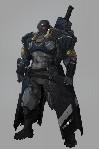 Armour Suit, Armored gull, anime, 240x320 wallpaper
