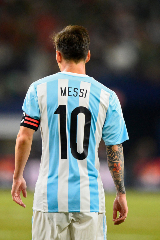 Lionel Messi, 10 number, jersey, 240x320 wallpaper