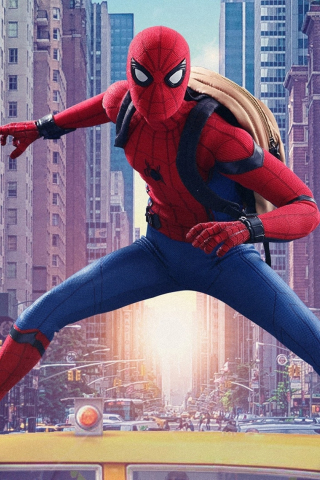 Spider-man: Homecoming, movie, poster, 240x320 wallpaper