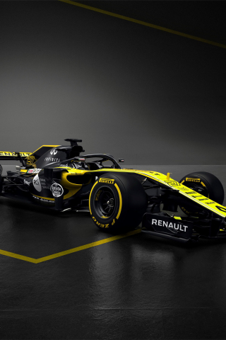 Renault R.S.18 F1, formula one, f1 cars, 2018, 240x320 wallpaper