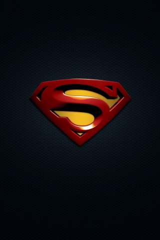 Superman, logo, minimal, 240x320 wallpaper
