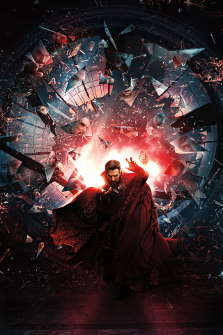 Doctor Strange in the Multiverse of Madness, movie poster, 2022, 240x320 wallpaper