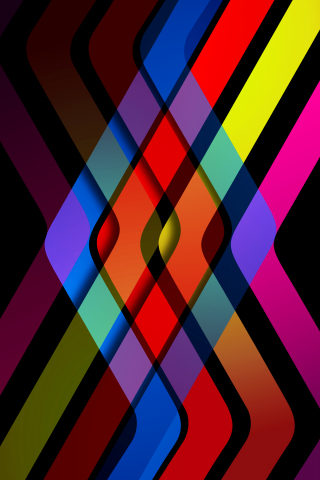 Lines-stripes intersection, abstract, colorful art, 240x320 wallpaper