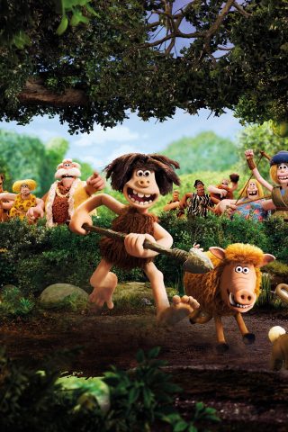Early man, animation movie, 2018, 240x320 wallpaper