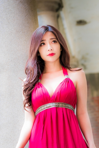 Beautiful, girl model, asian woman, 240x320 wallpaper
