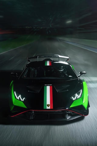 2023 Lamborghini Huracan STO-SC car, sports car, 240x320 wallpaper