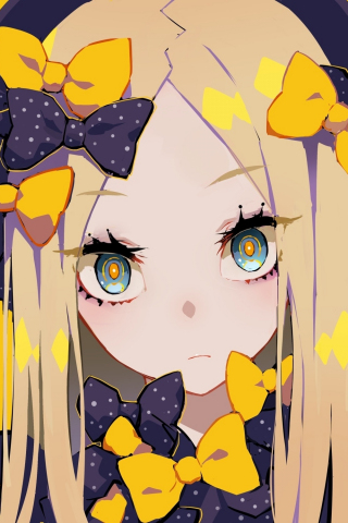Abigail williams, angry, blonde, fate series, 240x320 wallpaper