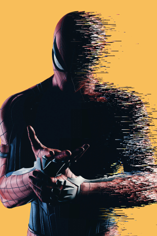 Marvel's Spider-Man Remastered, video game, fade-out, 240x320 wallpaper