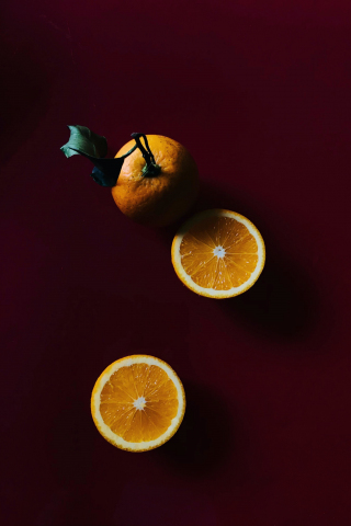 Lemon, oranges fruit slices, 240x320 wallpaper