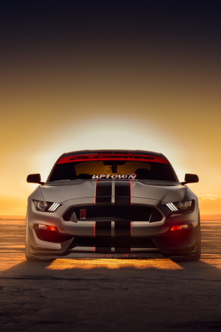 2022 Ford shelby GT350, sport muscle car, 240x320 wallpaper